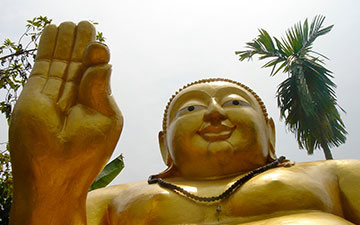 Statue de Maitreya, le prochain Bouddha
